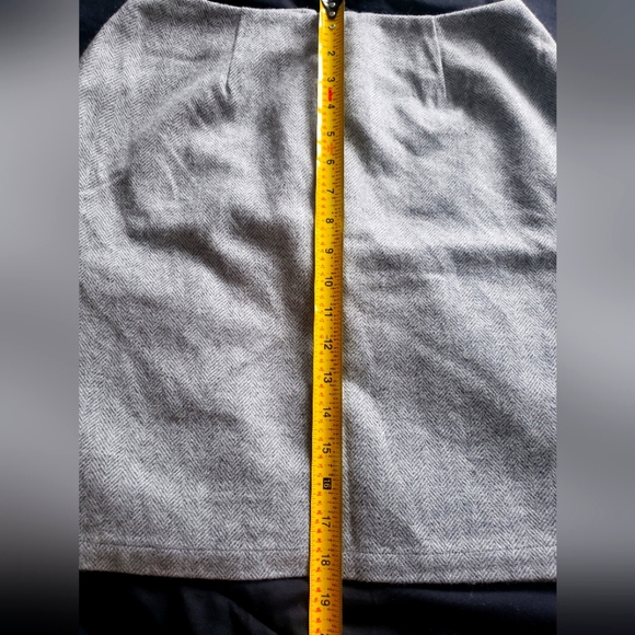 Grey Wool Skirt sz 4 - Picture 4 of 7